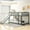 Gray, variant on Gray Twin over Twin Bunk Bed with Removable Slide | Space - Efficient, Smooth Surface
