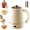 White-Tea strainer, variant on Portable electric cooking cup, 900ml large capacity electric stew pot, fast boiling kettle, heats water quickly and keeps it warm for 24 hours, can be used to brew herbal tea and porridge.