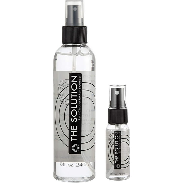 The Solution Lens Cleaner Spray Pack of 18oz & 11oz Alcohol Free