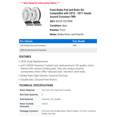 thumbnail image 2 of Front Brake Pad and Rotor Kit - Compatible with 2010 - 2011 Honda Accord Crosstour FWD - HQ Brakes, 2 of 2