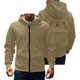 thumbnail image 1 of Ceisia Men's Hooded Functional Pockets Solid Color Gift Warm Jacket - Nylon-Spandex for Daily & Outdoor Wear, 1 of 7
