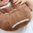thumbnail image 5 of Almohadas de lactancia para recién nacidos, de algodón, transpirables, multifunción, ajustables, para sujetar biberones, color marrón., 5 of 5