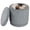 Gray, variant on Costway 360° Swivel Boucle Foot Rest with Hidden Storage, 400 Lbs Weight Capacity Footstool Gray and Brown