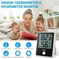 thumbnail image 5 of Indoor Hygrometer Thermometer, Digital Temperature Humidity Monitor Indoor Thermometer Temperature Gauge for Home Office, 5 of 10