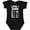 AB-Black, variant on Inktastic Level 1 Human Boys or Girls Baby Bodysuit