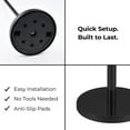 thumbnail image 4 of Black Toilet Paper Holder Stand, 4 of 9