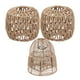 thumbnail image 1 of Conjunto de 3 Lámparas Colgantes de Mimbre Retro para Decoración del Hogar, 1 of 7