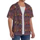 thumbnail image 2 of Balery African Women Camisa Casual de Manga Corta con Botones para Hombre, Texturizada, Estilo Cubano, para Playa, Verano-Medium, 2 of 5
