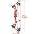 thumbnail image 4 of AMEYXGS Archery Compound Bow Set,  40-75 LBS, Adults And Beginners Outdoor Hunting/ Shooting /Target, 4 of 8