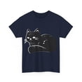thumbnail image 3 of Black Cat Plus Size Women Heavy Cotton Tee T-Shirt, 3 of 4
