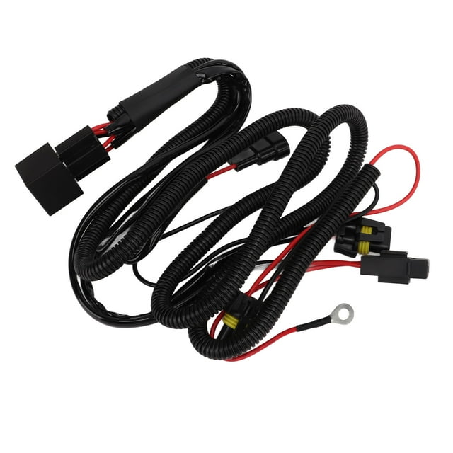 FLAMEEN Tw011 Faisceau de Câblage de Lampe Remplacement LED Faisceau de Relais de Lumière pour Remorque Automobile, Faisceau de Lampe de Travail LED, Faisceau de Relais de Lumière LED