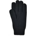 thumbnail image 3 of Bruceriver Men Pure Wool Knit Gloves with Lining and Elastic Rib Cuff, 3 of 5