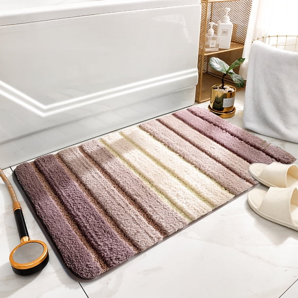 Alfombra de baño superabsorbente para baño y entrada - Alfombra antideslizante de secado rápido para ducha, dormitorio y salón | Moderna, 40 x 60 cm