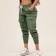 thumbnail image 1 of WILLBEST Pantalones Casuales de Mujer, de Moda, con Cintura Elástica, Holgados, Cargo, con Bolsillo para Mayor Comodidad Diaria. Chica, 1 of 4