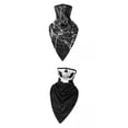 thumbnail image 1 of Mascil Pasamontañas Tubo Bandana Cubierta Cuello Bufanda Negro Másca Zulema Cara llorando Pañuelo, 1 of 8