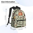 thumbnail image 2 of Easygdp Coffee Makers Macaroons Chocolate Mochila Casual para Portátil, Mochila para Escuela, Viajes, Negocios, 2 of 6