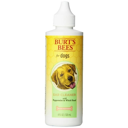 - Burt's Bees Peppermint Ear Cleaner for Dogs, 4 Ounces
