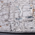 thumbnail image 3 of SAFAVIEH Meadow Roger Distressed Area Rug, Grey/Blue, 6'7" x 6'7" Round, 3 of 8