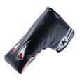 thumbnail image 2 of Meileang Golf Putter Cover Dustproof Velvet Lining Wear Resistant Exquisite Pattern Waterproof Faux Leather Golf Club Head Cover Golf Putter Protector Golf Supplies, 2 of 8