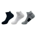 thumbnail image 4 of Wehilion Men's Performance Cotton Cushioned Athletic Ankle Socks, 6 Pairs, 4 of 7