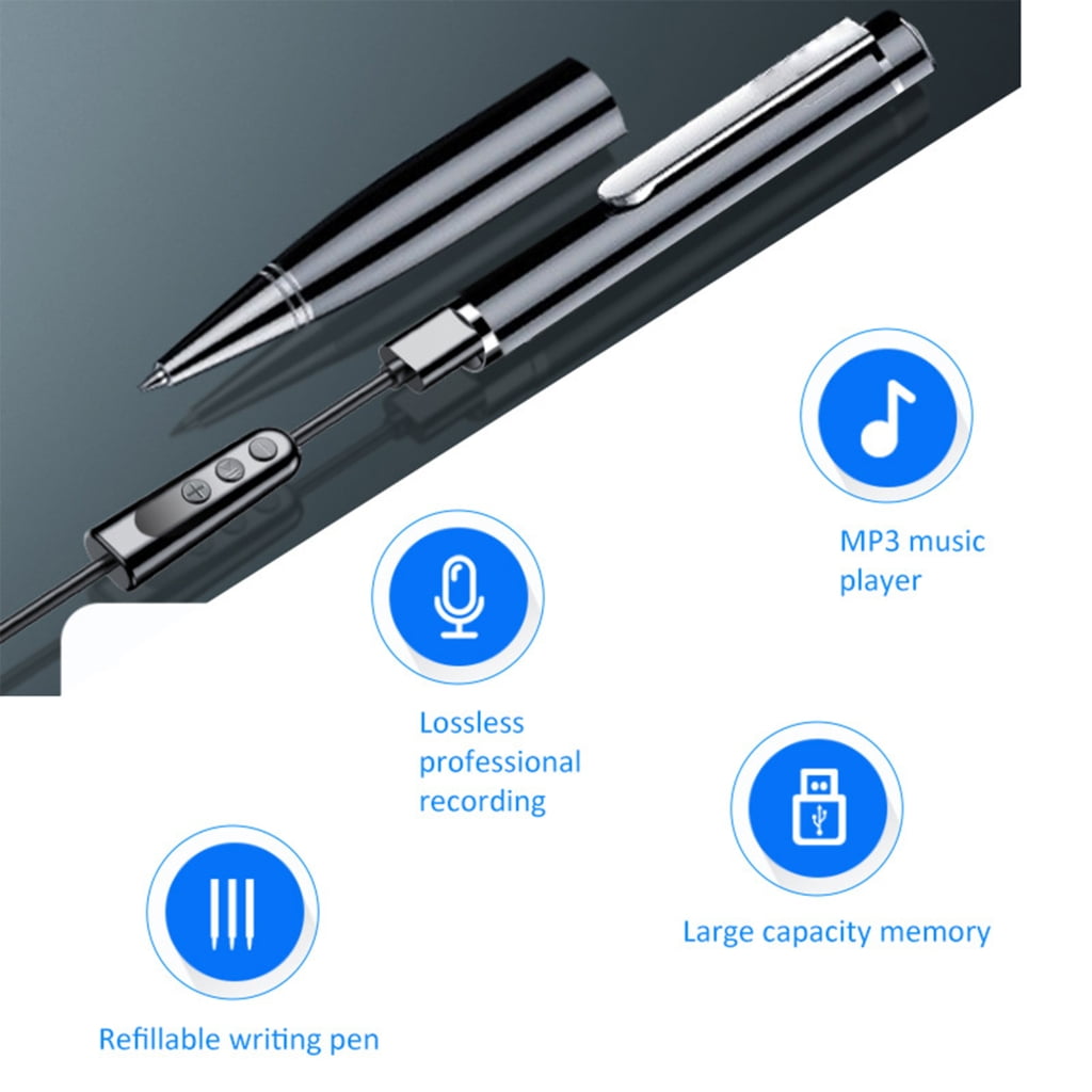 Advanced Noise Reduction Voices Recorders Clear Playback with 32GB/64GB Storage