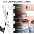 thumbnail image 3 of LASHVIEW Cils en Grappe, Extension de Cils DIY 3D Allongée Aspect Naturel Réutilisable (C-Mix(144 Pcs), Liaison Volume&Lash et Scellage), 3 of 3