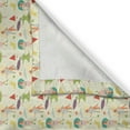 thumbnail image 3 of Ambesonne Umbrella Girl Kitchen Curtains, Vintage Lady, 55"x45", Cream and Multicolor, 3 of 3