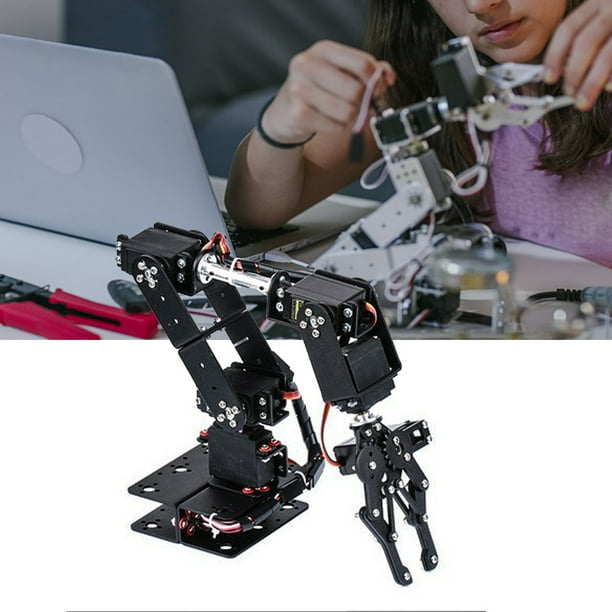 Piezas de robot industrial, brazo mecánico robótico de 6 grados de libertad, brazo robótico, brazo mecánico robótico muy versátil