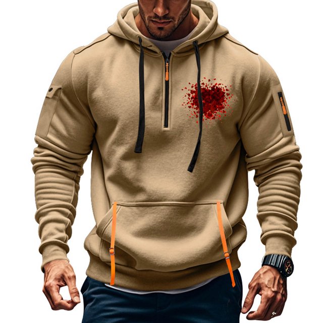 Sudadera con capucha para hombre, jersey estampado, sudadera deportiva de manga larga, blusa para hombre, blusa de poliéster