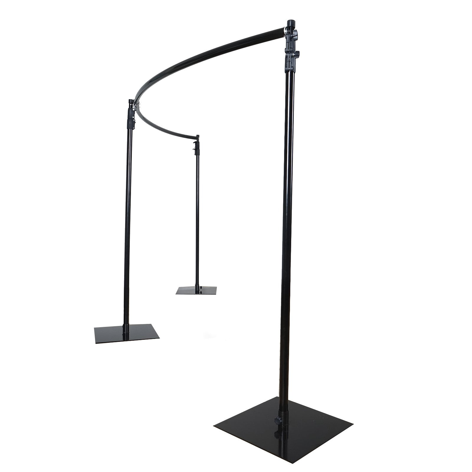 Efavormart 13ftx11ft Wide Heavy Duty Metal Curved Curtain Backdrop Stand Wedding Stage