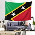 thumbnail image 5 of Wall Hanging Tapestry Flag Of Saint Kitts And Nevis Daily Decorative Tapestry For Bedroom Living Room 60 X 80 Inches, 5 of 6