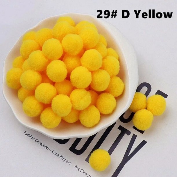 Mini pompones suaves y esponjosos de 8/10/15/20/25/30mm, bola de pompones hecha a mano, juguetes para niños, decoración de boda y Navidad, suministros para manualidades de costura DIY