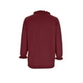 thumbnail image 4 of NTACZA Lapel Sweater Women 3/4 Sleeve V Neck Red Sweater Blouse Long Sleeve Ruffle Pullover Knit Tops Women's Jumpers S, 4 of 6