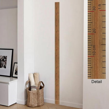 Ruler Height Measure Wall Stickers For Kids Rooms Children's Home Decor