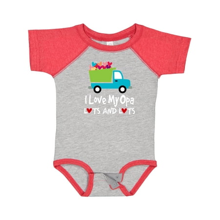 

Inktastic Grandson I Love My Opa Grandpa Gift Baby Boy Bodysuit