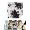 thumbnail image 5 of Hokiten Kitchen Dinner Napkins Set of 4 Black White Spring Floral Cloth Napkins Reusable Washable Table Napkins for Weddings Cocktail Parties Holiday Table Decor 20x20 Inch, 5 of 8