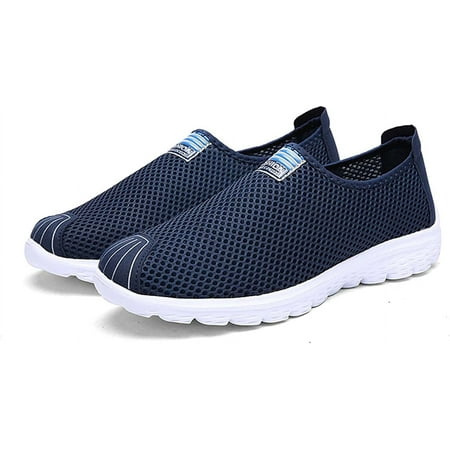 

Men s Women s Comfortable Breathable Walking Shoes Casual Knit Mesh Loafer Slip-on Sneakers Fashionable Lightweight Running Shoes for Unisex