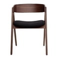 thumbnail image 3 of Set De 2 Sillas Victoria Negra Estilo Natural Sala Comedor Cocina, 3 of 4