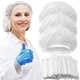thumbnail image 2 of 500 Piezas de Gorros Desechables A Granel de 21 Pulgadas, Gorros Desechables para Cabello, Gorros Elásticos Antipolvo, Redecilla para el Cabello para Servicio de Alimentos B, 2 of 5