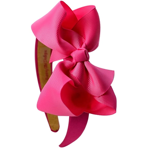Satin Arch Boutique Bow Headband for Toddlers and Girls - 6 Colors!