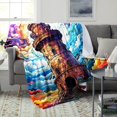 thumbnail image 3 of Blanket,Colorful At Cesar White Tower,Fluffy Microfiber Blanket,For Bed And, 3 of 8