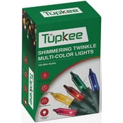 Christmas Random Twinkle Shimmering Lights - 12 of 100 lights twinkle - Indoor Outdoor  20.5 Feet Light String, 100 Multi-Color Bulbs - Christmas Tree Holiday Decor Sparkling Twinkling Christmas...