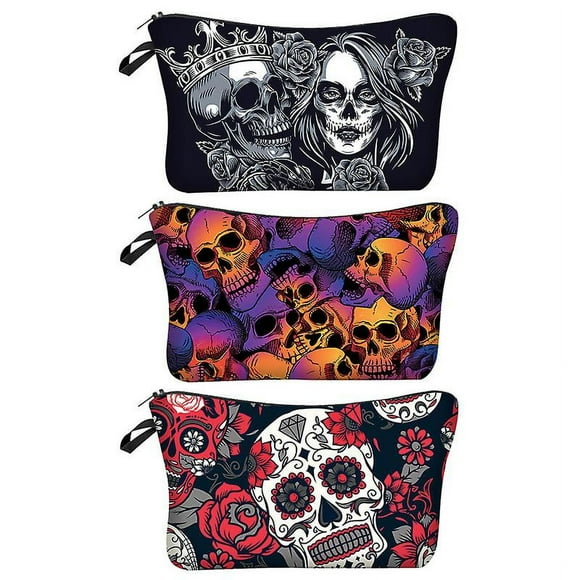 3 piezas bolsa de almacenamiento de cosméticos