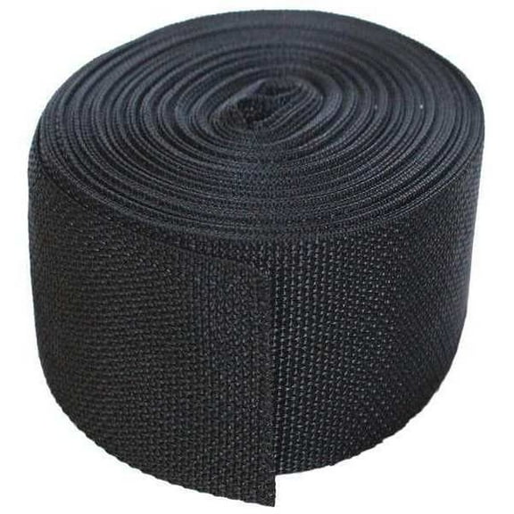 Bulk-Strap Webbing,Polypropylene,2" W,Black P02051BK