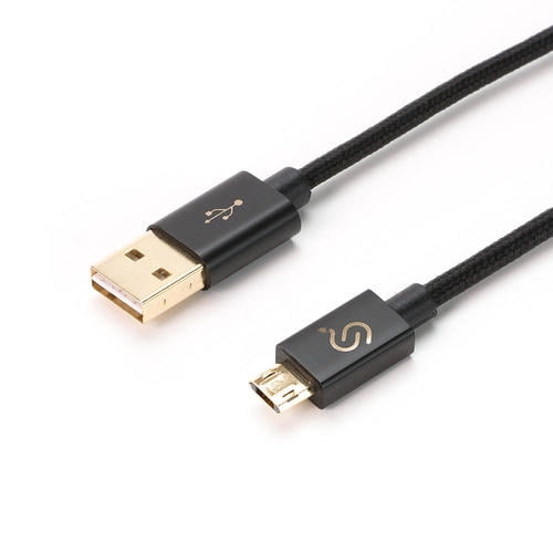Reversible Micro USB Double Sided Charging/Sync Cable with Nylon