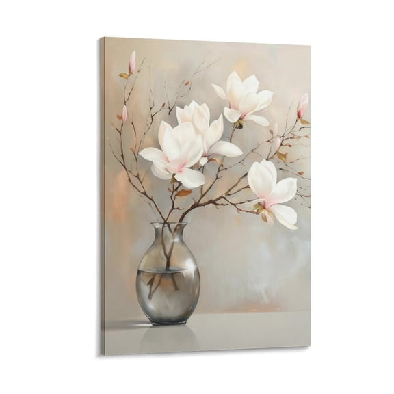 YarnArtistry Floral Canvas Wall Art Bathroom Wall Art Pictures Wall Decor Home Decor Wall Decor for Bedroom Livingroom