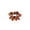 A Brown, variant on AYktou Fall Candle Rings, 11.8 Inch Artificial Maple Leaves Berries Flower Wreath Candlestick, Thanksgiving Table Decor Farmhouse Candle Holder Gift for Front Door Harvest Festival Home Decor