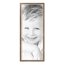 ArtToFrames 13" x 33" Taupe with Silver Lip Picture Frame, 13x33 inch Multi Wood Poster Frame (WOM-4986),  Pack