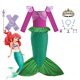 thumbnail image 2 of Disney Princess Ariel Dresses Girls Little Mermaid Costume Carnival Evening Party Dresses for Kids Halloween Dress Up Clothes3T Gao Jinjia LED, 2 of 2