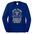 thumbnail image 2 of Wild Bobby, Loyal To One Dedicated Steadfast In Faith | Religious Bible Verse John 14:6 Inspirational/Christian Men Long Sleeve Shirt, Royal, 3X-Large, 2 of 6